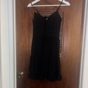 Hollister Black Spaghetti Strap Dress